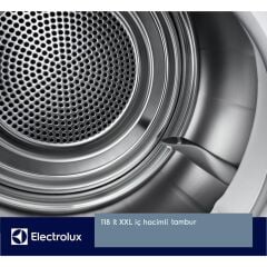 Electrolux EW6D39CBT 600 Serisi GentleCare 118 l XXL Tamburlu D Enerji Sınıfı 9 kg Isı Pompalı Inverter Kurutma Makinesi