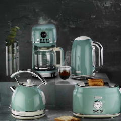 BergHOFF 7950021 Gem Retro 1.7L Yuvarlak Su Isıtıcısı - Mint Yeşil