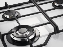 Electrolux KGG64362W Beyaz Cam Yüzeyli Ankastre Gazlı Ocak