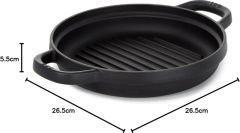 BergHOFF 3950467 Leo Graphite Döküm Demir Tava 26cm