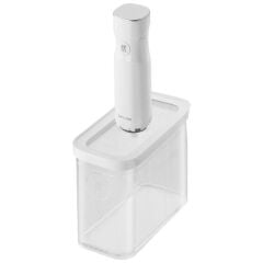 Zwilling 1025970 Fresh & Save Cube Vakum Başlangıç Seti M 5 Parça Şeffaf - Beyaz