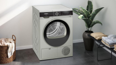 Siemens WQ41G20TTR iQ300 Isı Pompalı Kurutma Makinesi 9 kg Gümüş