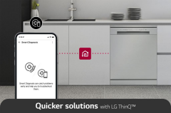 LG DFC612FVE QuadWash™ 5 Programlı Bulaşık Makinesi İnox