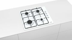 Siemens EB6C2PB82O iQ100 Ankastre Gazlı Ocak 60 cm Beyaz