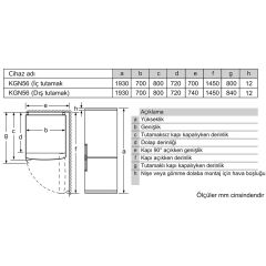 Siemens KG56NLBE0N iQ500 Alttan Donduruculu Buzdolabı Siyah 508 L