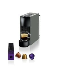 Nespresso C35 Essenza Mini Kapsüllü Kahve Makinesi ve Süt Köpürtücü Aksesuar Gri