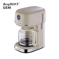 BergHOFF 7950400 GEM Vanilya Krem Rengi Filtre Kahve Makinesi