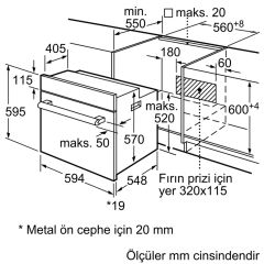 Siemens HB013FBW0T iQ100 60 Cm Ankastre Fırın
