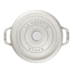 Staub 405014120 Döküm Tencere 24 cm Trüf Beyaz