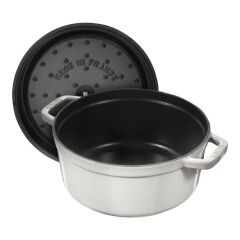 Staub 405014130 Döküm Tencere 26 cm Trüf Beyaz