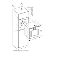 Gaggenau BO421102 400 Serisi Ankastre Fırın Sol Menteşe - Antrasit - 60cm
