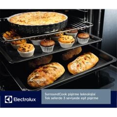 Electrolux EOB8S39WZ SteamBoost Steamify® Wi-Fi Buharlı Pirolitik Ankastre Fırın