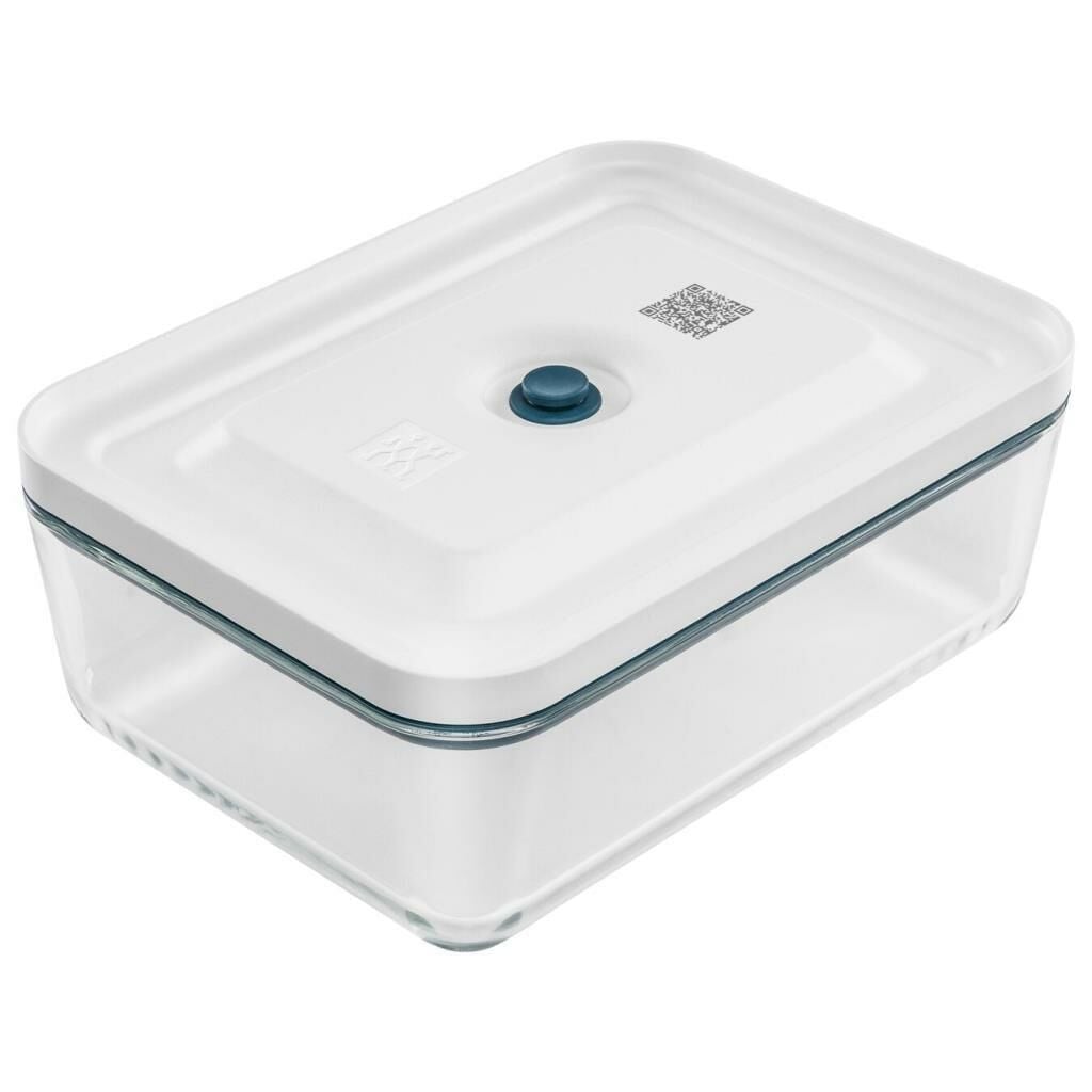Zwilling 368013120 Fresh & Save Vakumlu Buzdolabı Saklama Kabı Cam Akdeniz Mavi
