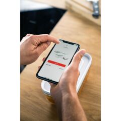 Zwilling 368013120 Fresh & Save Vakumlu Buzdolabı Saklama Kabı Cam Akdeniz Mavi