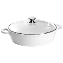 Berndes 032167 Pilav & Karnıyarık Tenceresi 28 cm - Beyaz