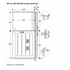 Gaggenau BS450111 400 Serisi Buharlı Fırın Sol Menteşe - Çelik - 60x45cm