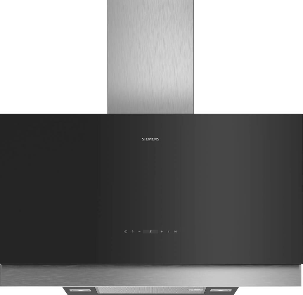 Siemens LC97FQP60 iQ500 Duvar Tipi Davlumbaz Siyah 90 Cm