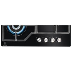 Electrolux KGG64362K Siyah Cam Yüzeyli Ankastre Gazlı Ocak