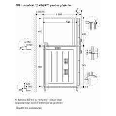 Gaggenau BS471112 400 Serisi Buharlı Fırın Sol Menteşe - Çelik- 60x45cm