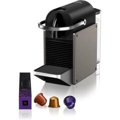 Nespresso C62 Pixie Kapsüllü Kahve Makinesi Titan