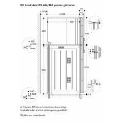 Gaggenau BS484112 400 Serisi Buharlı Fırın Sağ Menteşe - Çelik - 76x45cm