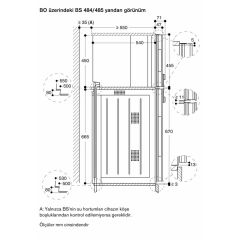 Gaggenau BS485112 400 Serisi Buharlı Fırın Sol Menteşe - Çelik - 76x45cm