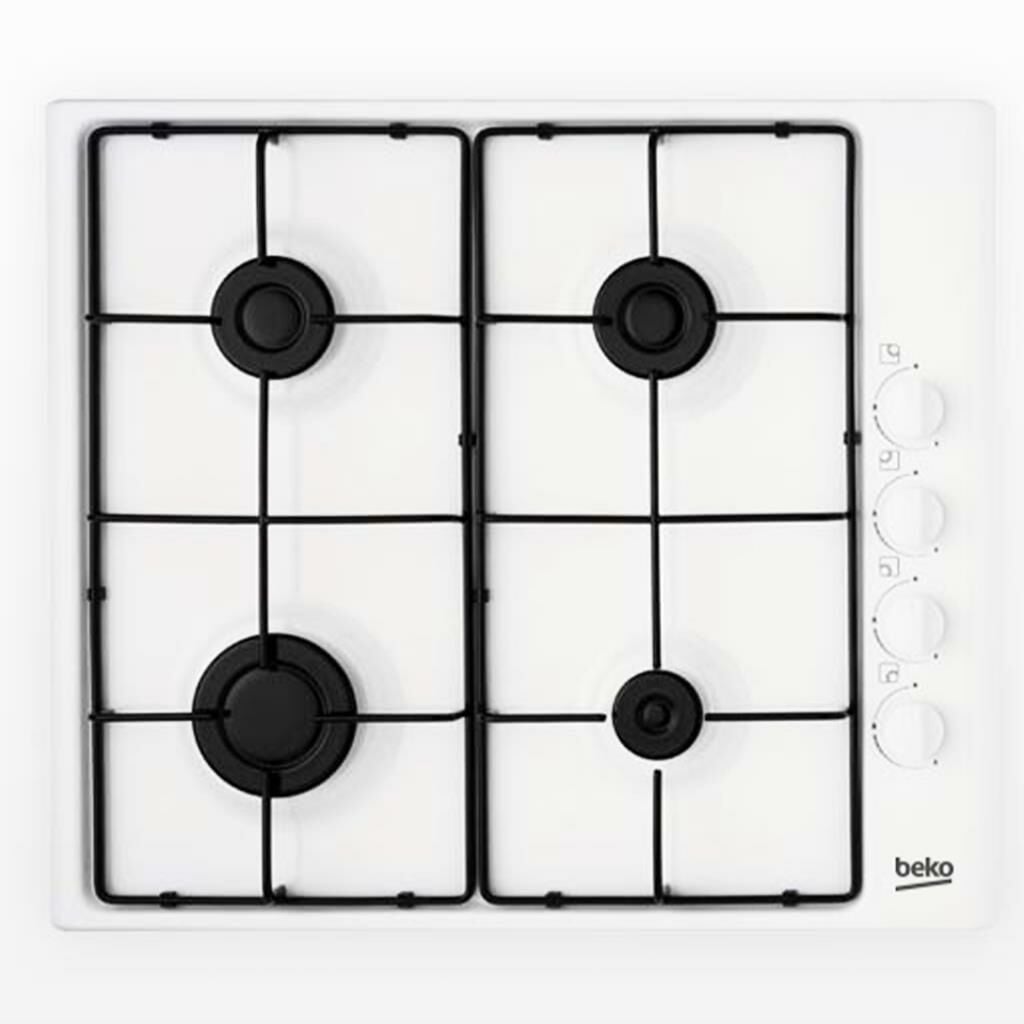 Beko HTZG 64121 SW Set Üstü Ocak Beyaz