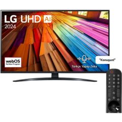 LG TV 43UT81006LA 4K Ultra HD 43'' 109 Ekran Uydu Alıcılı webOS24