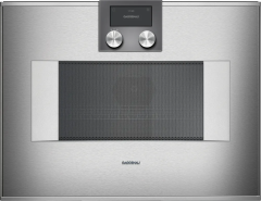 Gaggenau BM451110 400 Serisi Kombine Özellikli Mikrodalga Fırın 60x45 cm Sol Menteşe Çelik