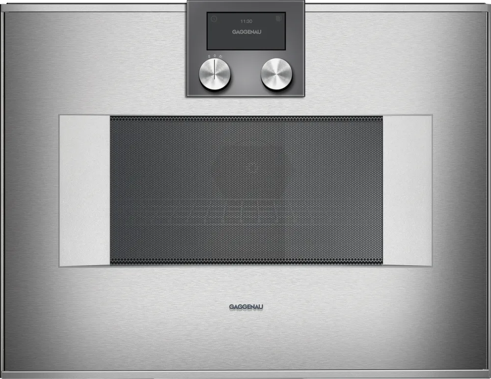Gaggenau BM450110 400 Serisi Kombine Özellikli Mikrodalga Fırın 60x45 cm Sağ Menteşe Çelik