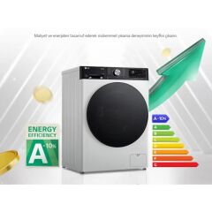LGÇamaşır Makinesi | 11 Kg Yıkama Kapasitesi | 6 Hareketli | AI DD ve Buhar Özellikli | Beyaz Renk
