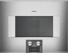 Gaggenau BM454110 400 Serisi Kombine Özellikli Mikrodalga Fırın 60x45 cm Sağ Menteşe Çelik