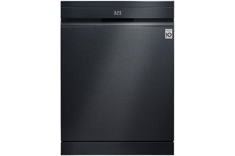 LG Bulaşık Makinesi | QuadWash™ | Ayarlanabilir Raflar | Mat Siyah