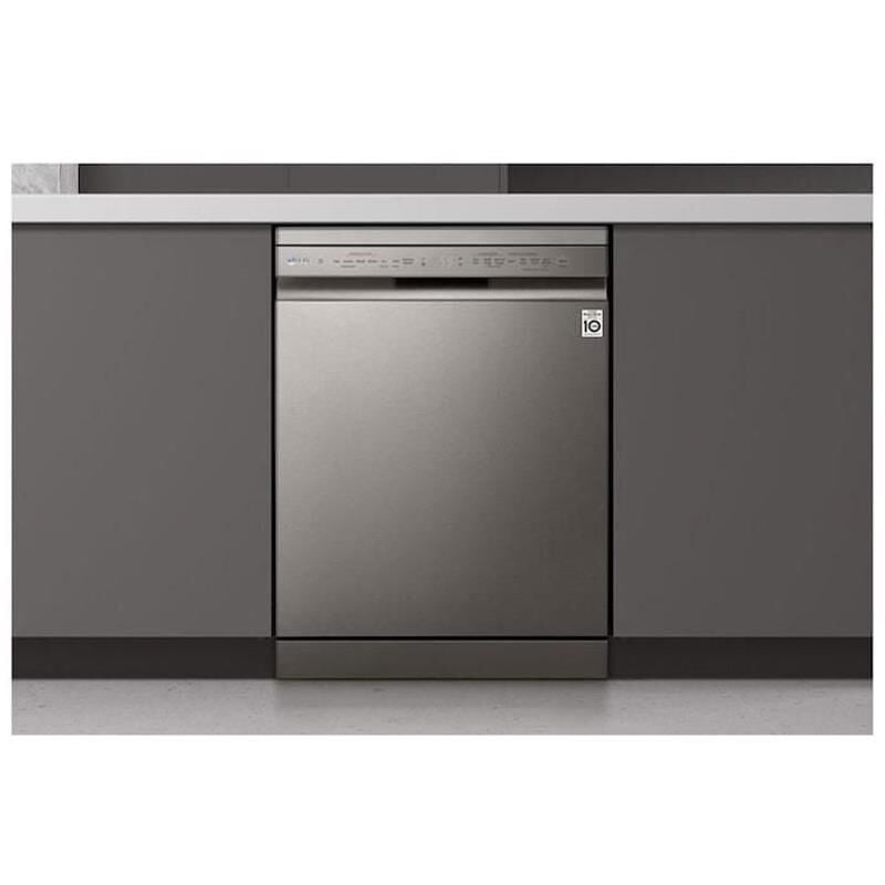 LG DFC435FP QuadWash™ Bulaşık Makinesi | Ayarlanabilir Raflı | Yapay Zeka Temizlik Teknolojili