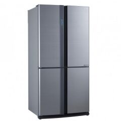 Sharp SJ-EX820F2-SL 4 Kapılı Gardırop Tipi NoFrost Buzdolabı Inox 605 Lt.
