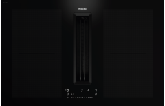 Miele KMDA 7676 FL-U BlackPerfection PowerFlex XL Pişirme Alanlı