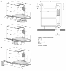 Gaggenau VL414112 400 Serisi Vario Tezgah Havalandırması 15 cm Paslanmaz Çelik