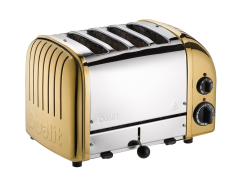 Dualit 47391 Classic 4 Hazneli Ekmek Kızartma Pirinç