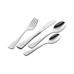 Zwilling 070122100 TWIN® KIDS Teddy 4 Parça Çatal Bıçak Takımı