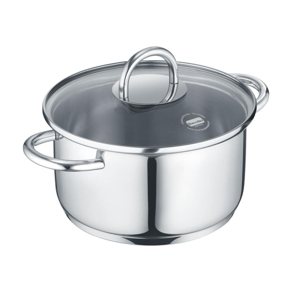 Berndes 099325 B.MINI Paslanmaz Çelik Tencere (Cam Kapaklı) 14 cm