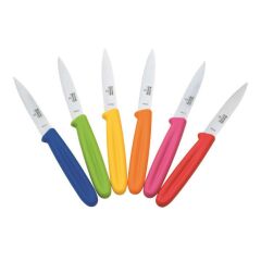 Kuhn Rikon 22213 Tırtıklı Soyma/Doğrama Bıçağı Kırmızı