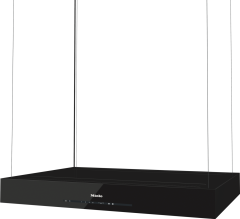Miele DA 6708 D Aura Edition 6000 Ada Tipi Davlumbaz  Obsidian Siyahı