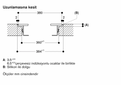 Gaggenau VG415215 400 Serisi Vario Gazlı Domino Ocak 38 cm Doğal Gaz 20 mbar
