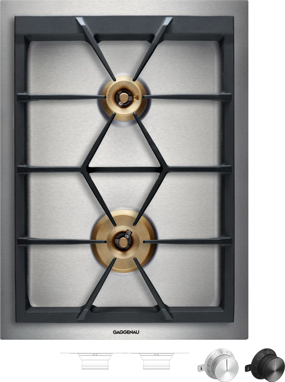 Gaggenau VG425115F 400 Serisi Vario Gazlı Domino Ocak 38 cm Likit Gaz 28-37 mba
