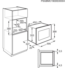 Electrolux LMS2203EMX Ankastre Mikrodalga Fırın