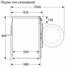 Siemens WG54A200TR Çamaşır Makinesi 10 kg 1400 dev./dak.