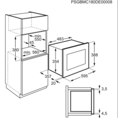 Electrolux LMS4253TMX Grill Ankastre Mikrodalga