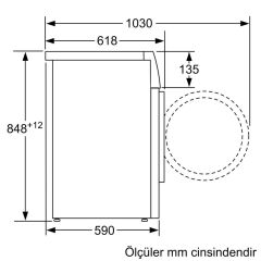 Siemens WM12UT90TR Çamaşır Makinesi 9 kg