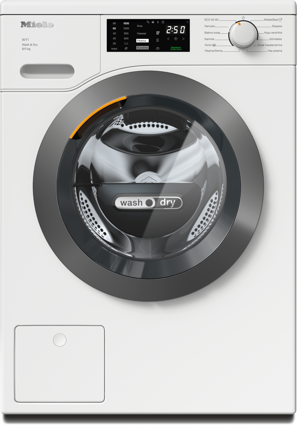 Miele WTD160 WCS 8/5 kg WT1  Çamaşır Kurutma Makinesi