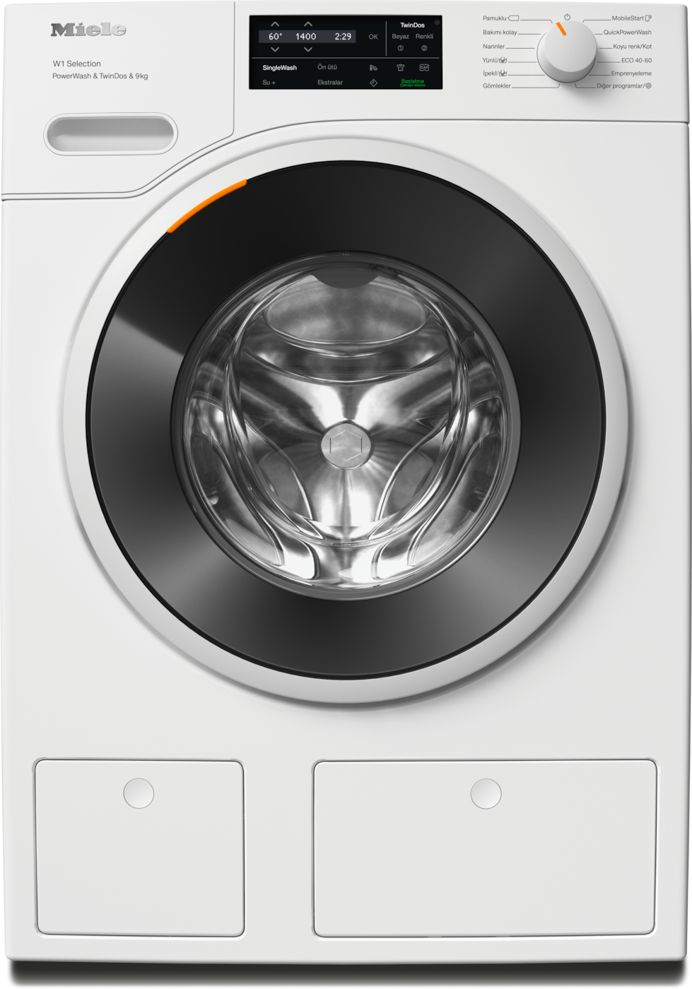 Miele WSI863 WCS PWash&TDos&9kg  Önden Doldurmalı W1 Çamaşır Makinesi